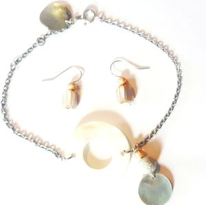 Bracelet And Earrings Jewelry Set